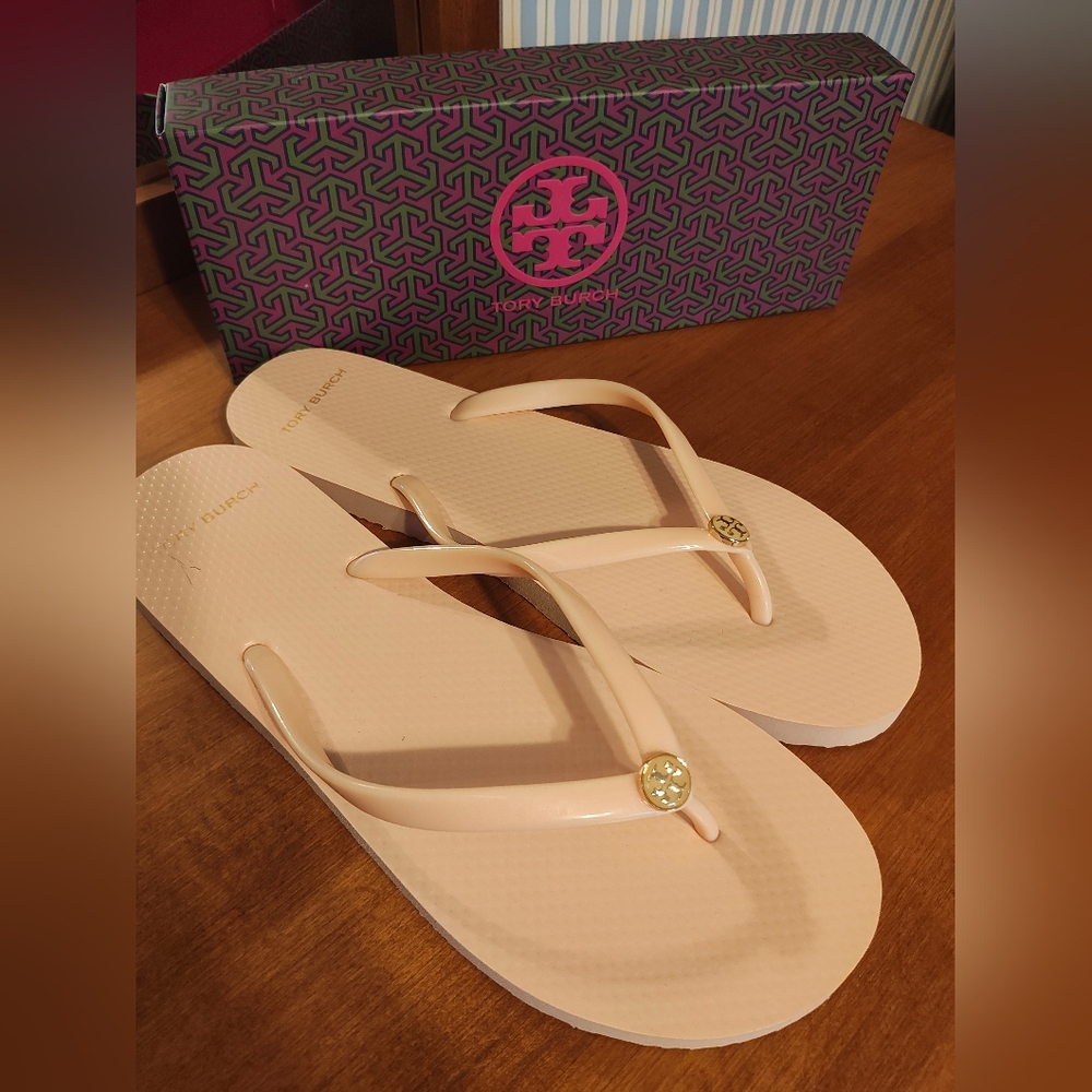 TORY BURCH women's flip-flops, Size 11
